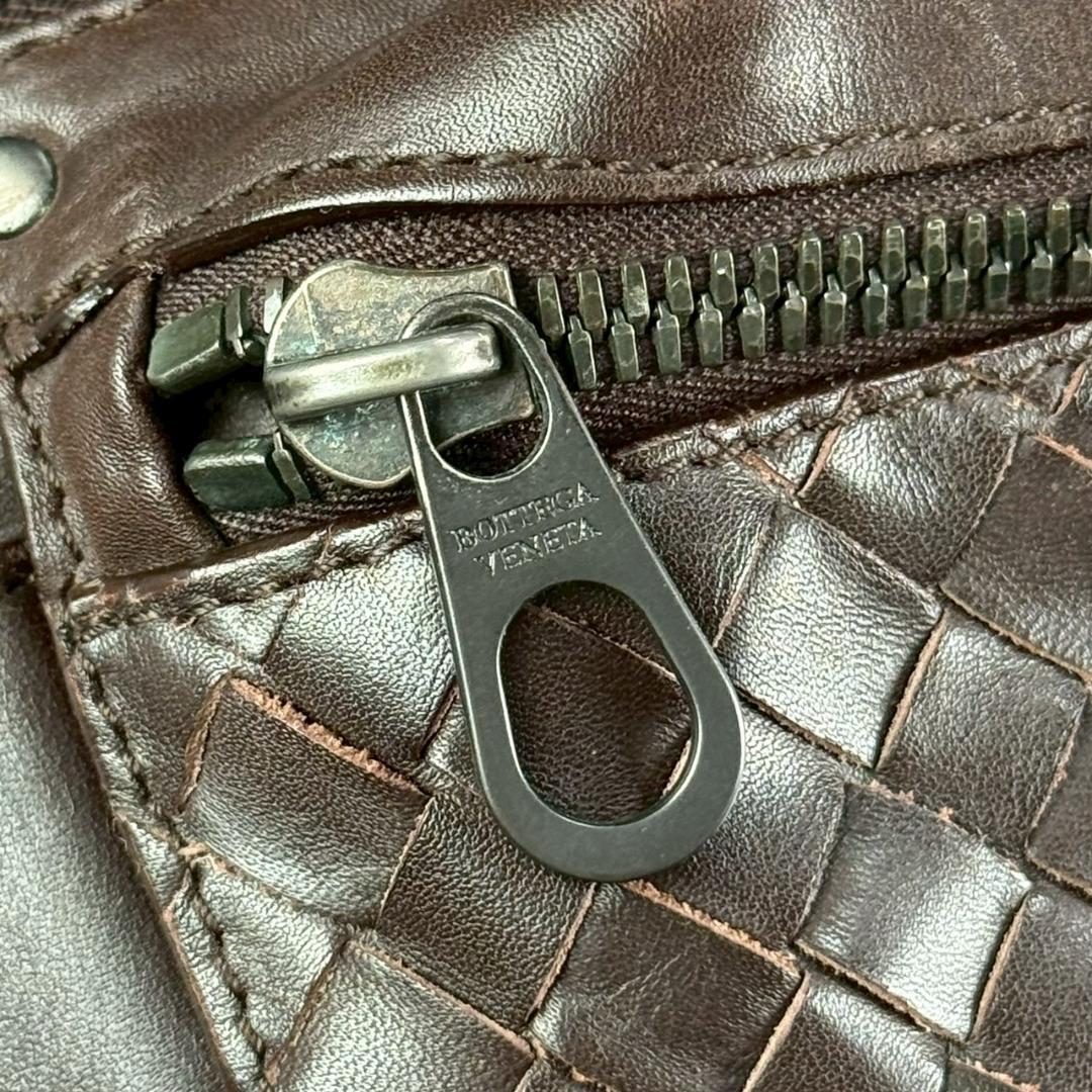 美品 BOTTEGA VENETA ボディ ウエストバッグ イントレチャート