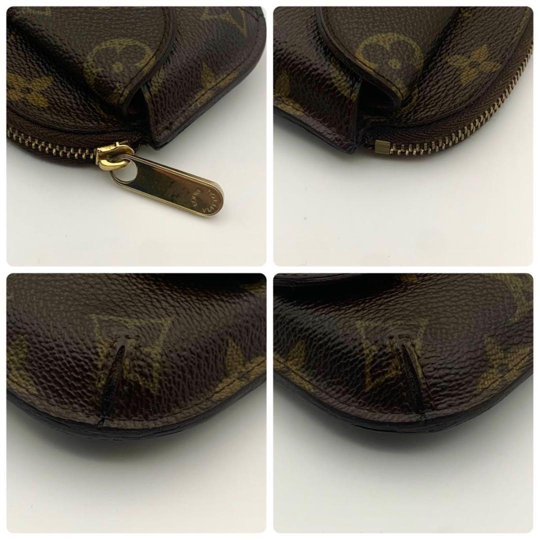鑑定済み ルイヴィトン ポルトモネ シリング ケース 財布 コンパクト 茶
