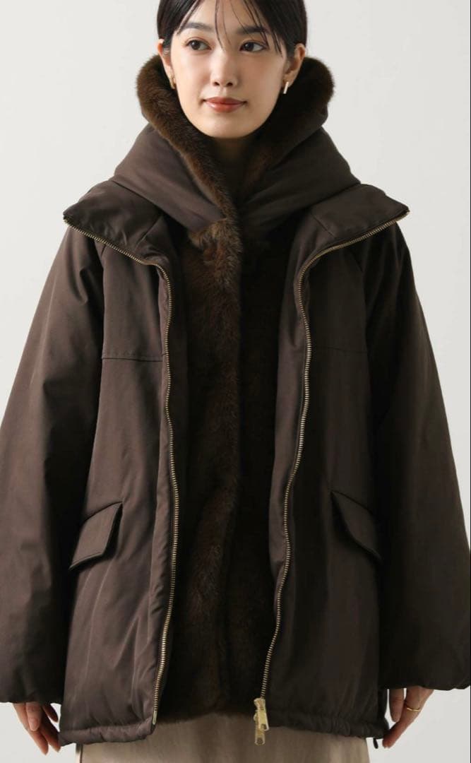 【美品】Gready Brilliant 取り外しファー中綿フードコート