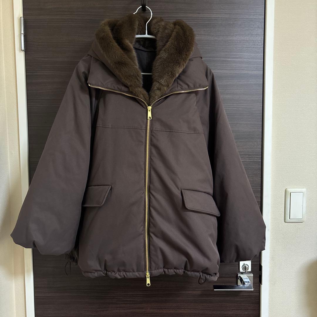 【美品】Gready Brilliant 取り外しファー中綿フードコート