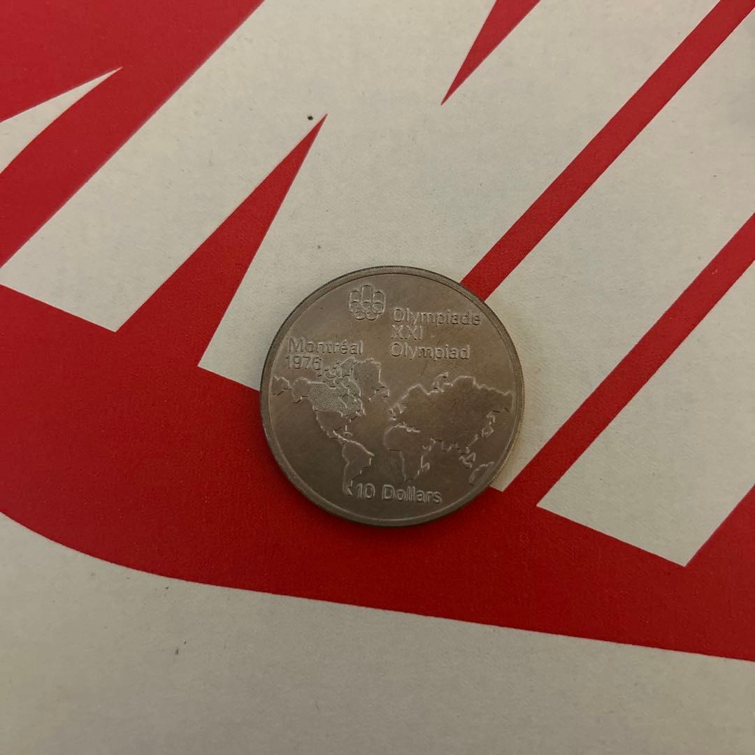 コ*ア様 1973年 カナダ 10ドル 硬貨 エリザベス2世