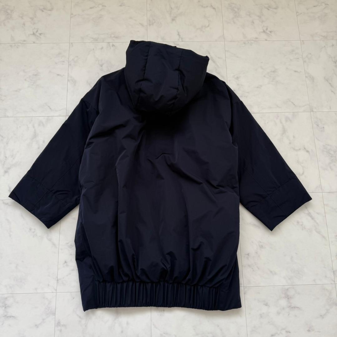 Gymphlex 2WAY ダウンジャケット ロング フードネイビー 14