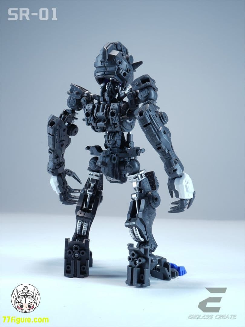 海外　中華製バエル　バルバトス似　形態切替 MGSD相当 発光 組立式プラモデル