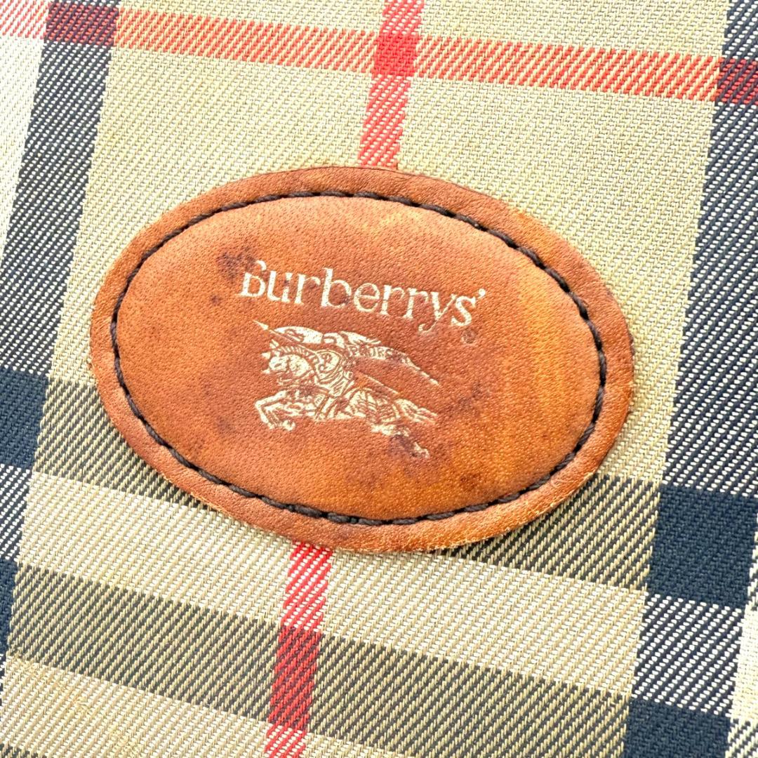 【良品】バーバリー　ボストンバッグ　ミニ　ハンドバッグ　ノバチェック