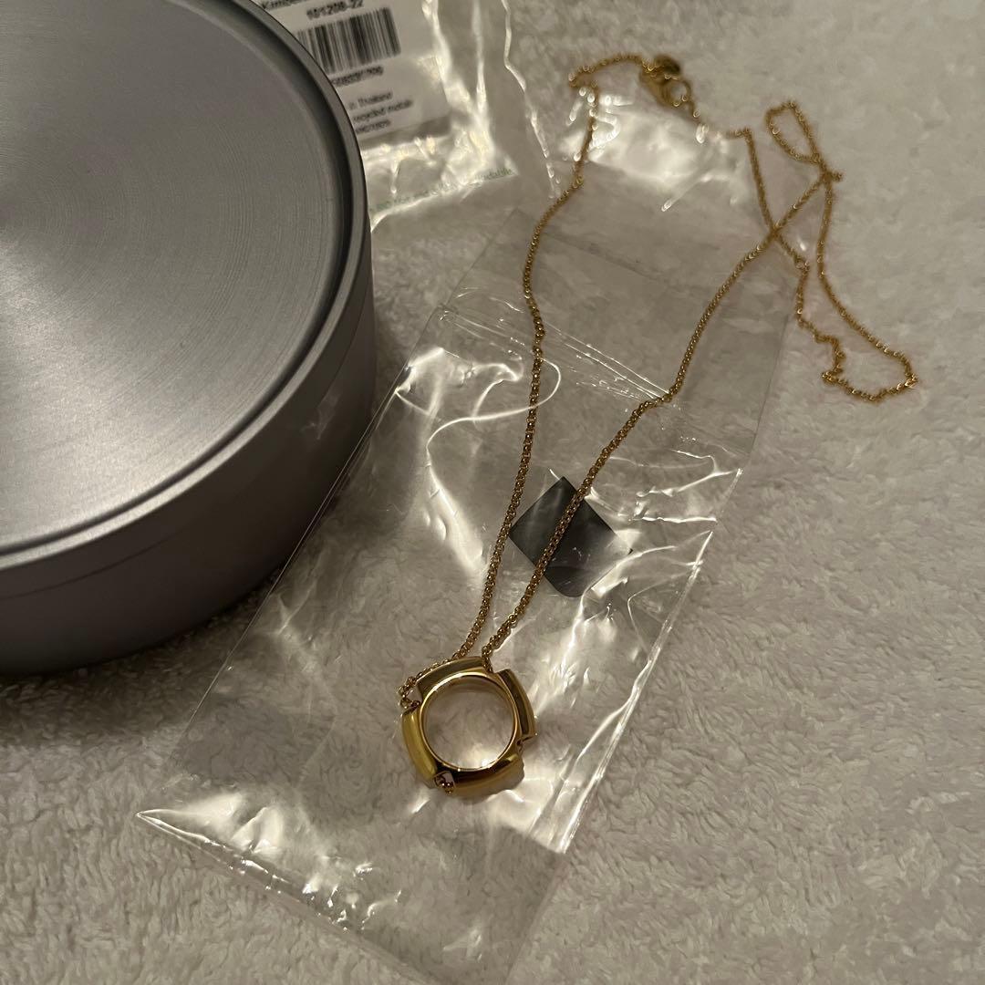 新品未使用 トムウッド キンバリット ペンダント ゴールド ネックレス