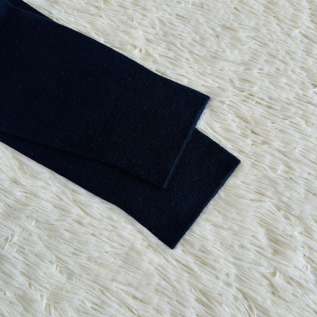 【極美品✨】ドゥーズィエムクラス　CAPRIタートルネックプルオーバー 紺