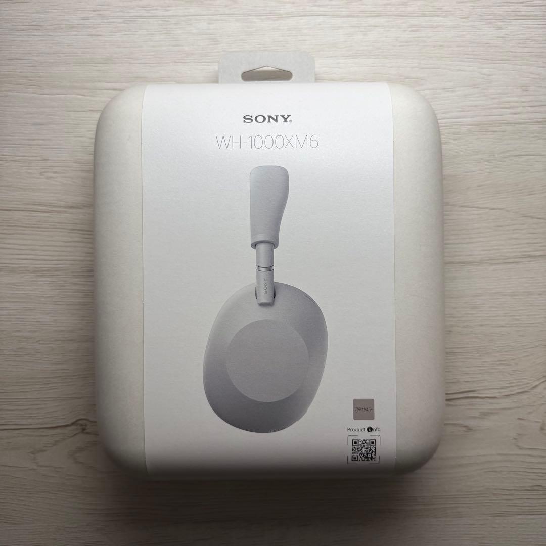 SONY WH-1000XM6 プラチナシルバー 保証書付き