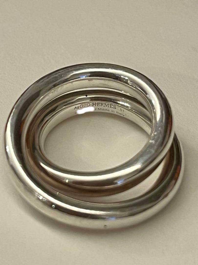 rumiさま専用　HERMES ヴェルティージュ　シルバーリング　シルバー925
