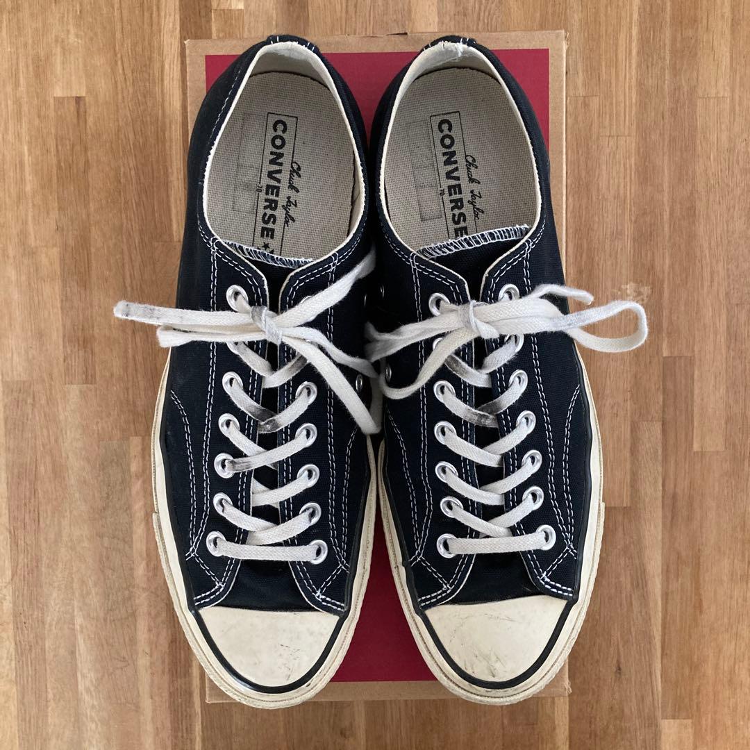 CT70 コンバース チャックテイラー ブラック ローカット 28.5cm