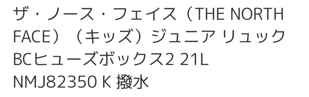 THE NORTH FACE BCヒューズボックス 2 21L