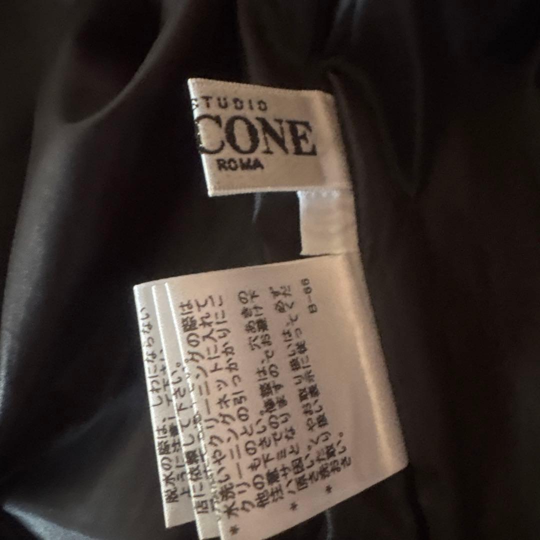 ピッコーネ ワインレッド ダウン 中綿 コート ひざ丈 キルティング