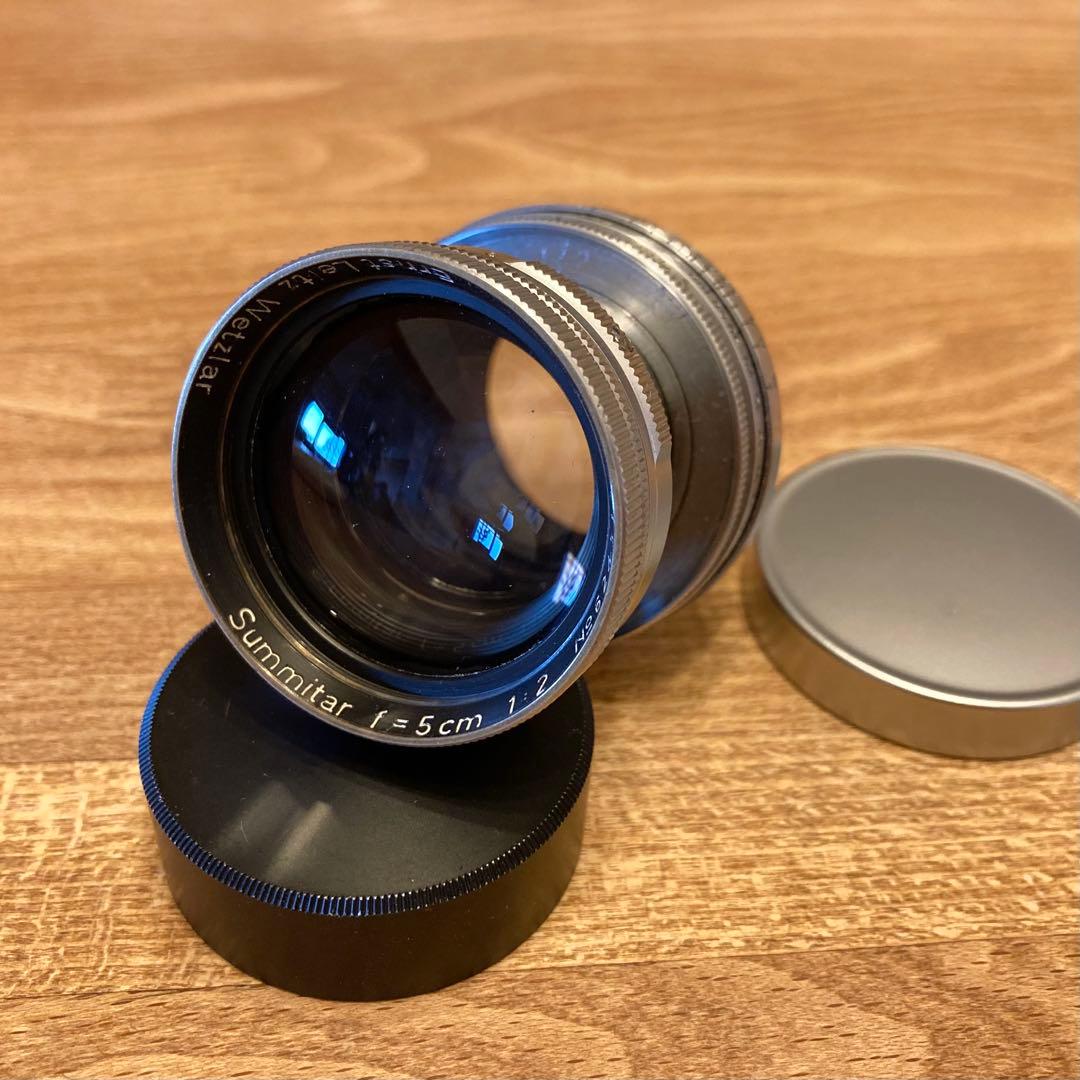 Leica ライカ Summitar ズミタール 5cm/F2 前後キャップ付
