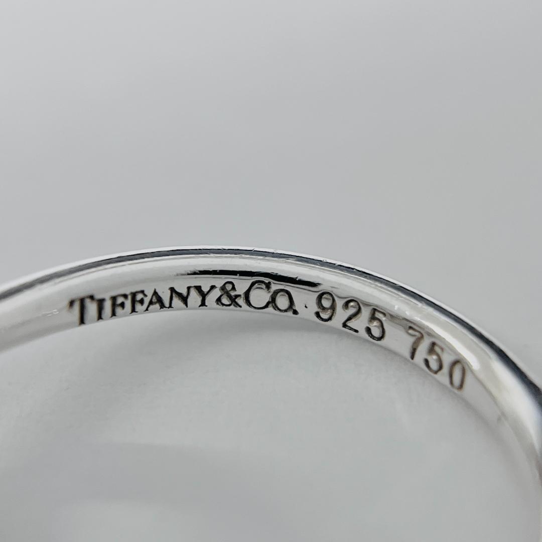 【美品】ティファニー フック＆アイリング 925/750 #9