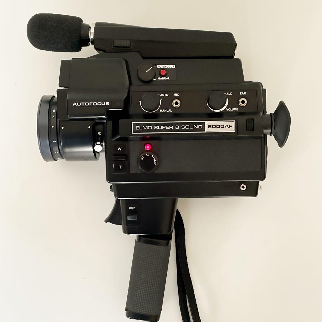 ELMO Super8 フィルムカメラ 6000AF ケース付き