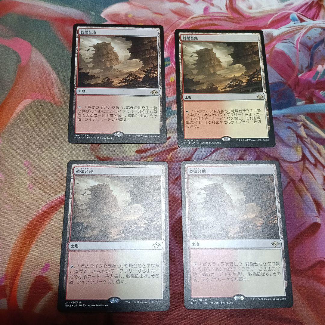 【4枚セット】乾燥台地 MH2、MM3版 日本語版
