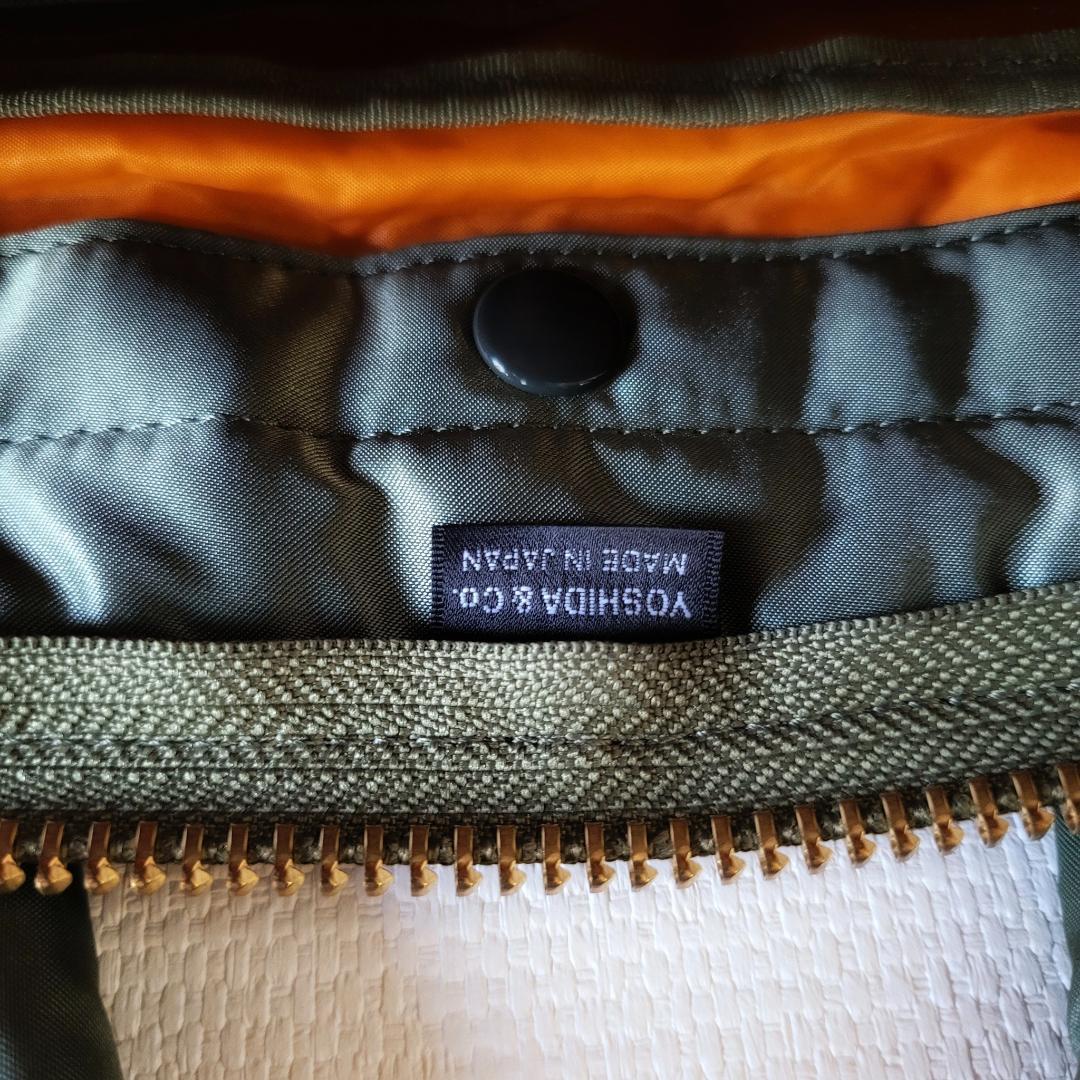 PORTER＿新型TANKER SHORT HELMET(L)＿タンカーグリーン