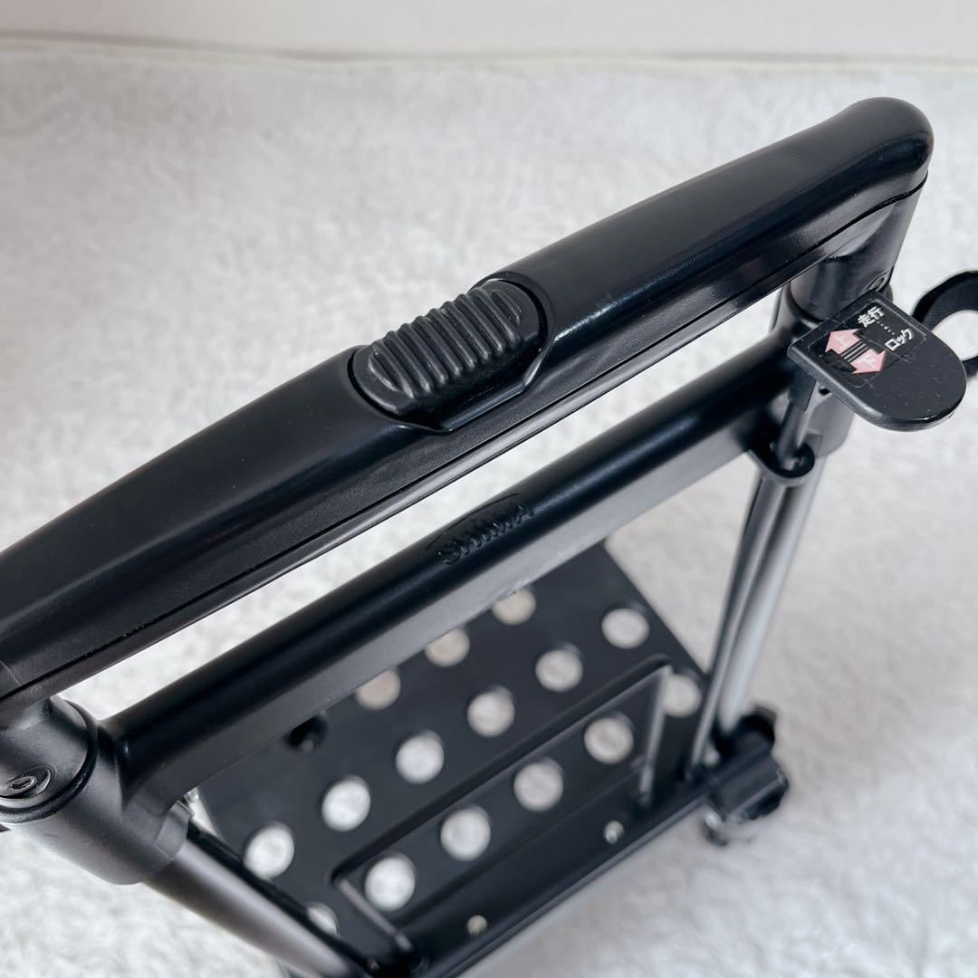 美品✨島製作所 ショッピングカート　サイドカー　メロディスムーズST 花柄　軽量