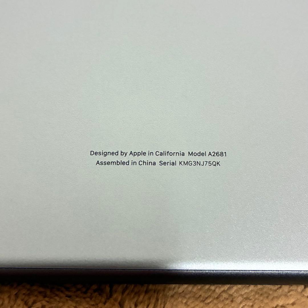 MacBook Air M2 2022 16GB 512GB 動作確認済み