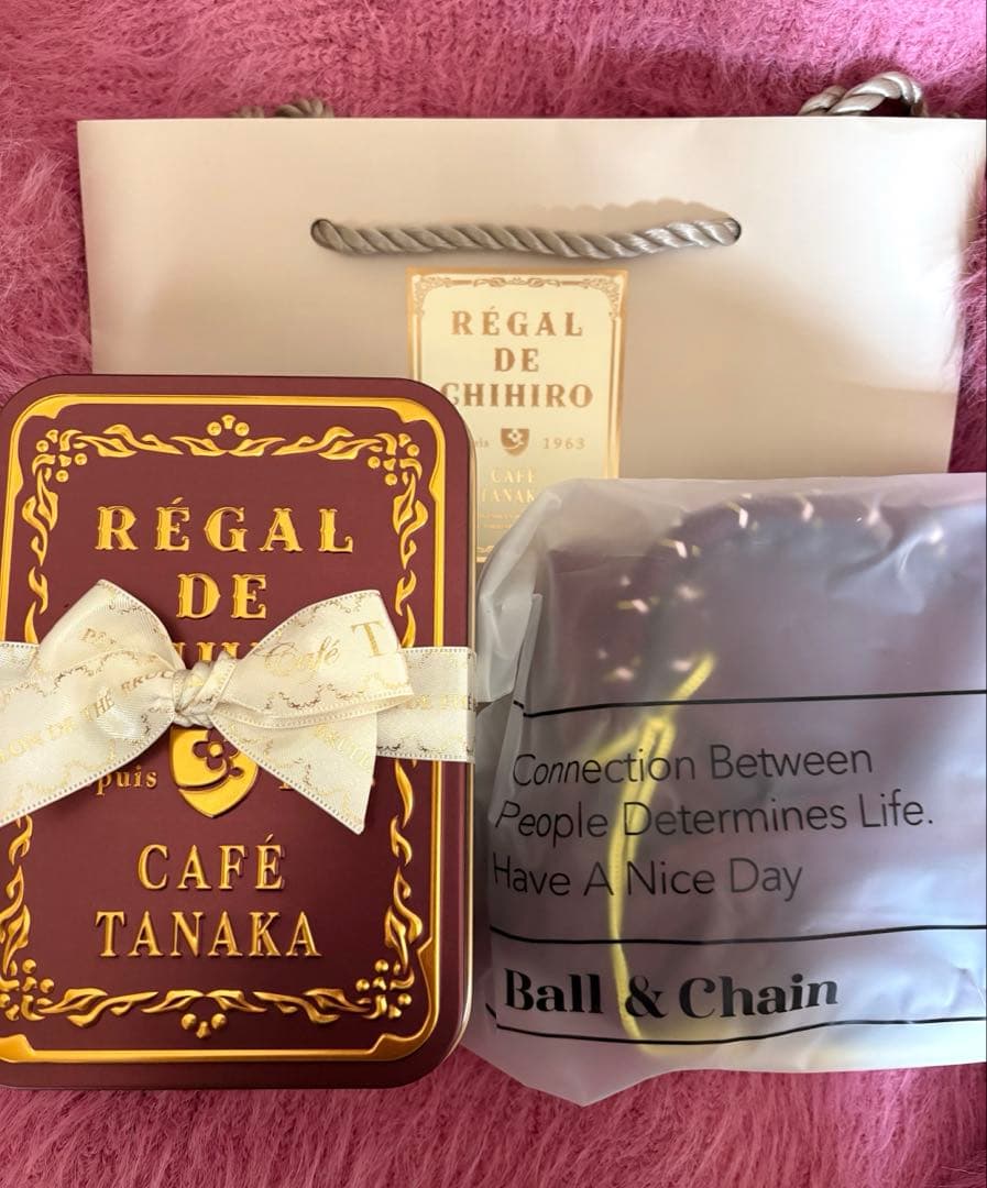 入手困難‼️カフェタナカ ボールアンドチェーン　クッキー缶セット