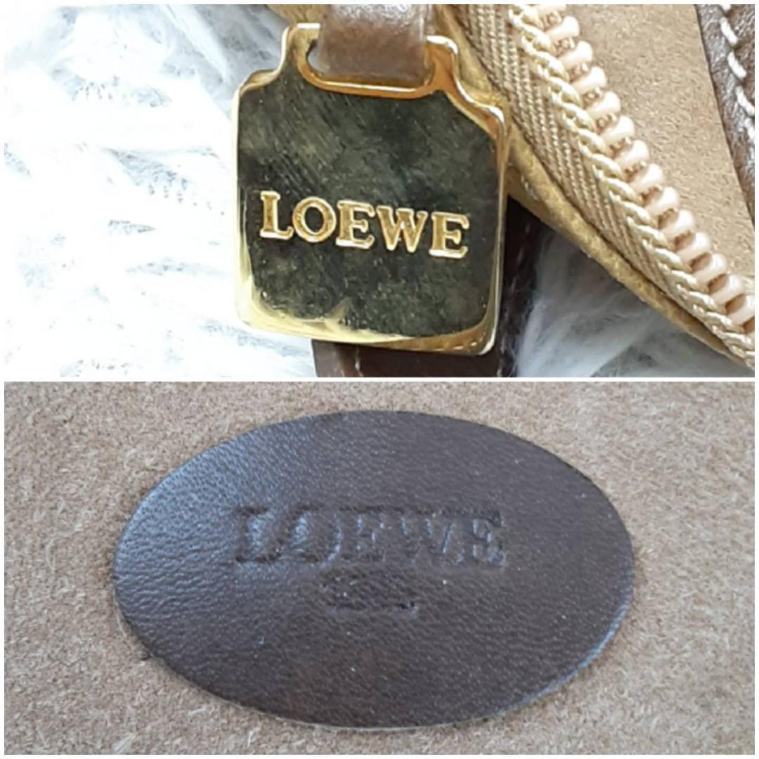美品◎LOEWE ボストンバッグ アナグラム スペイン製 90s vintage