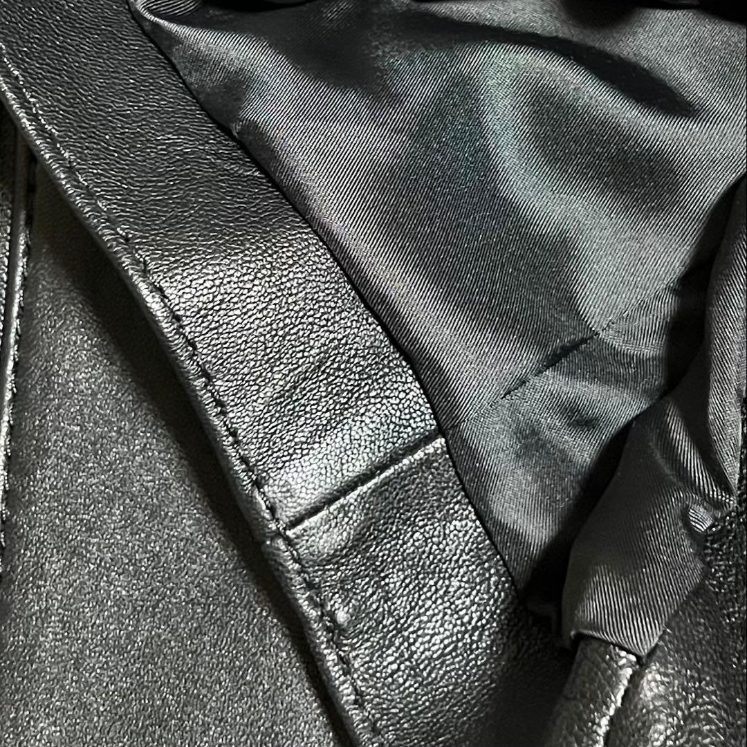 【美品】COACH lether lamb jacket archive 羊革