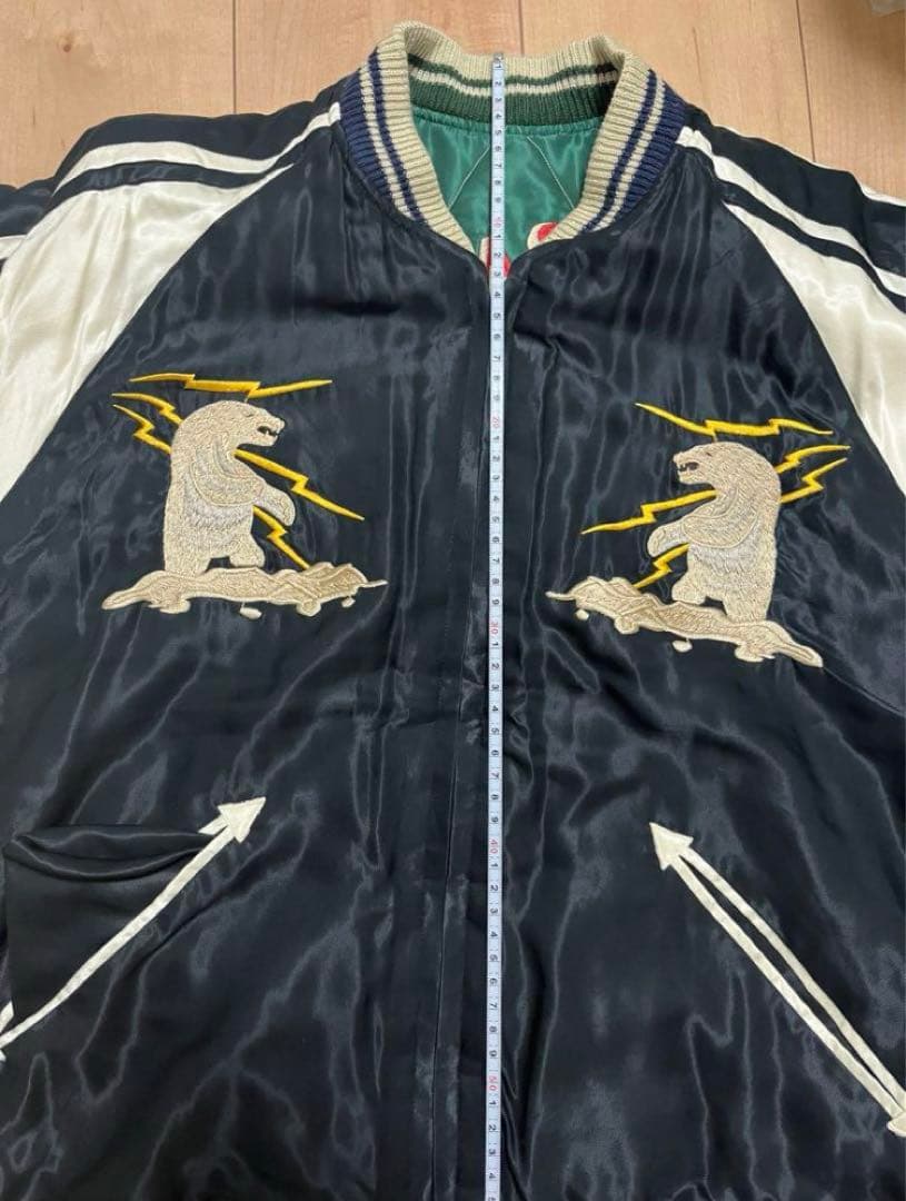 20AWリバーシブルキルティングスカジャンアラスカジャン シロイワヤギ×鷲モデル