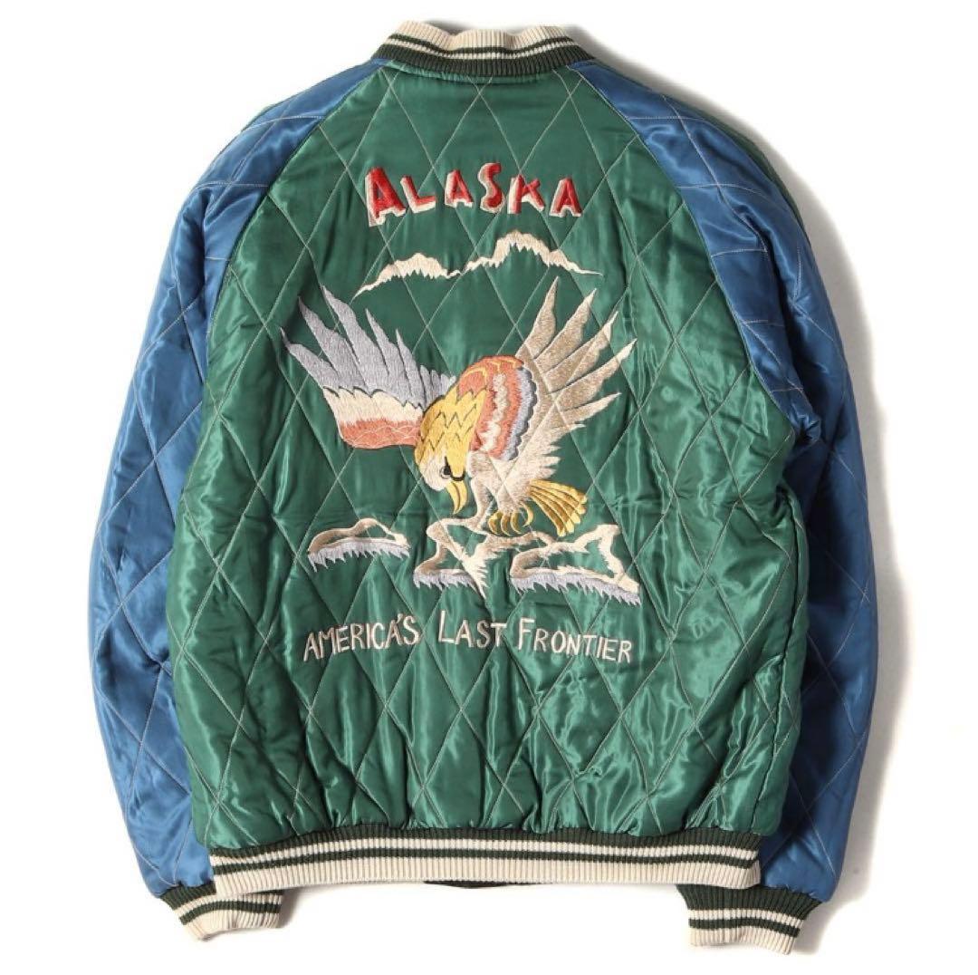 20AWリバーシブルキルティングスカジャンアラスカジャン シロイワヤギ×鷲モデル