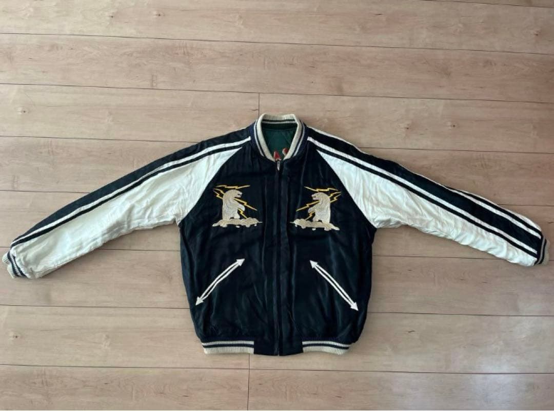 20AWリバーシブルキルティングスカジャンアラスカジャン シロイワヤギ×鷲モデル