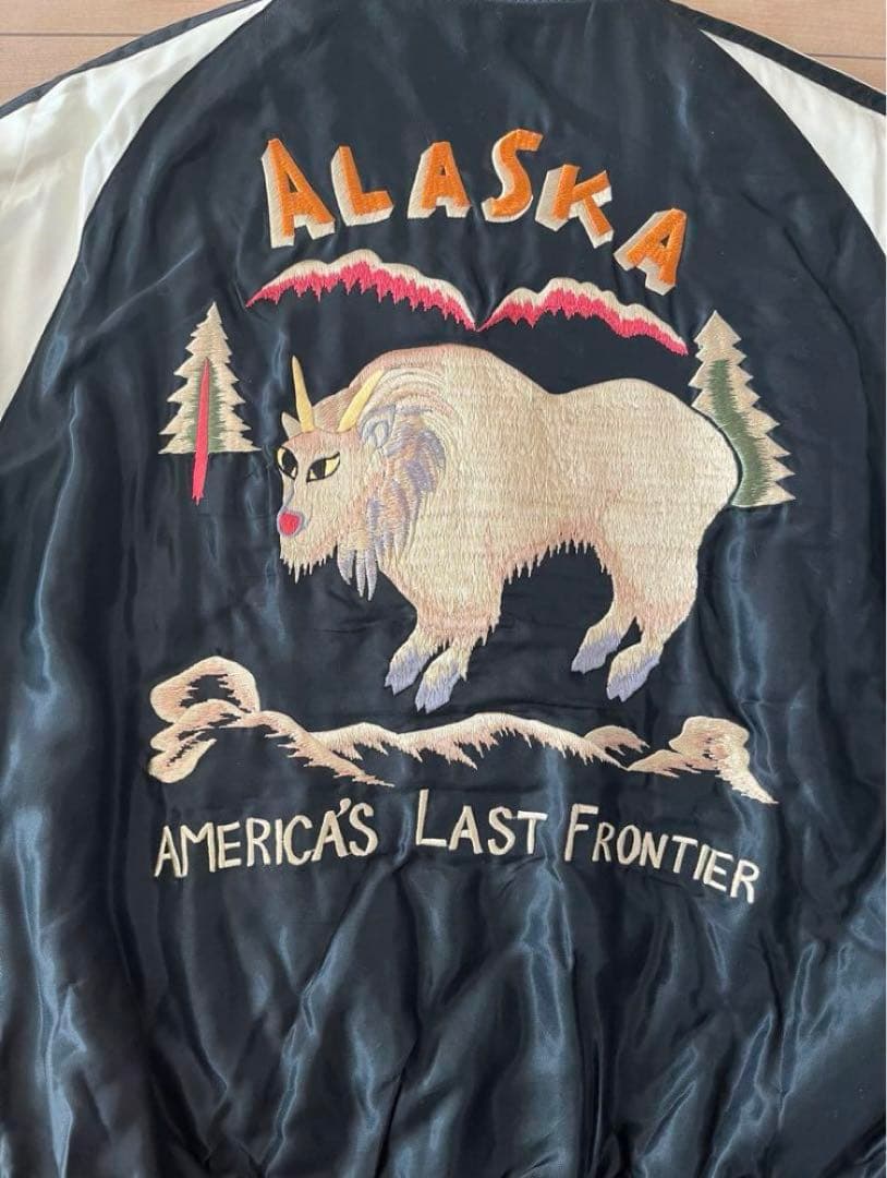 20AWリバーシブルキルティングスカジャンアラスカジャン シロイワヤギ×鷲モデル