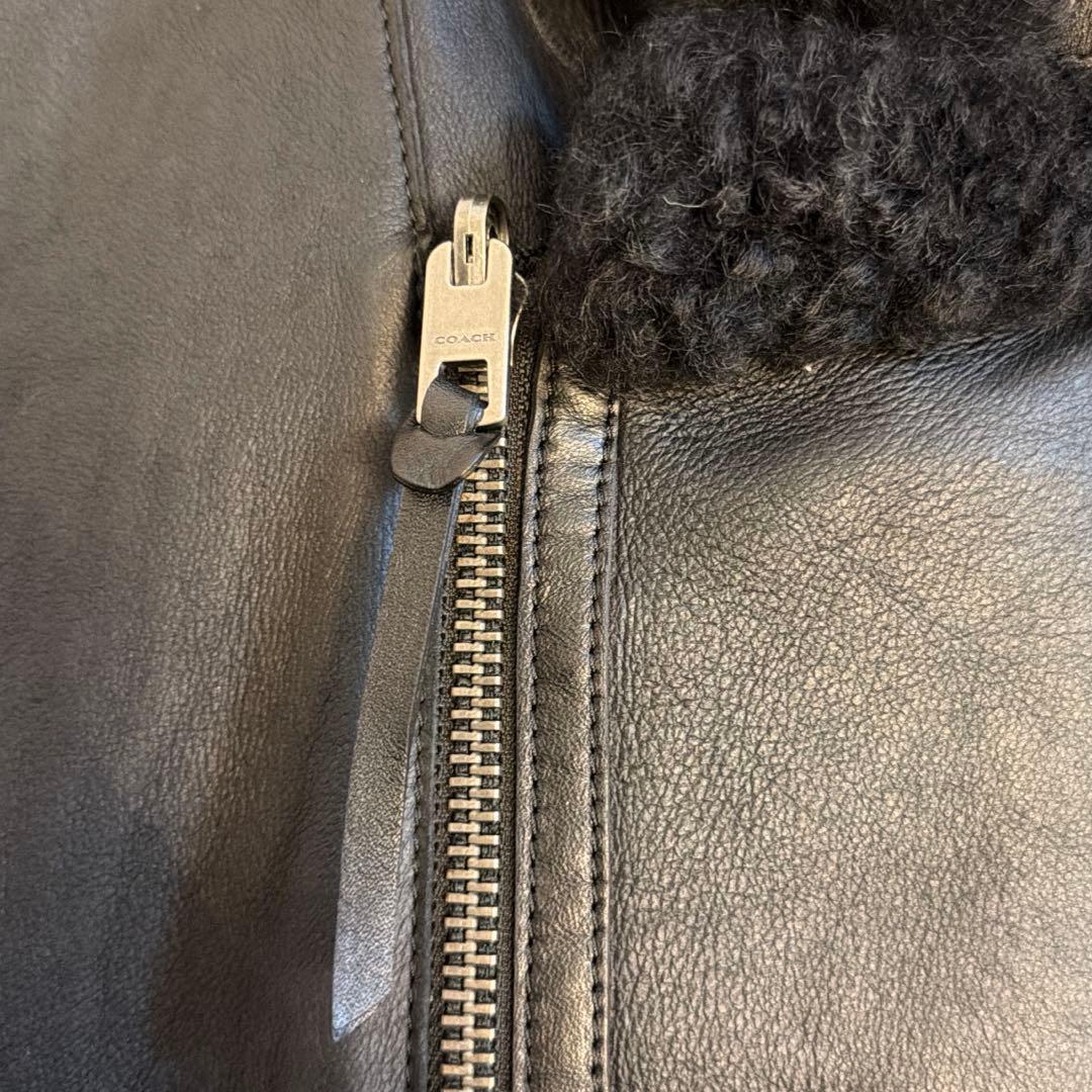 COACH リバーシブルレザーベスト