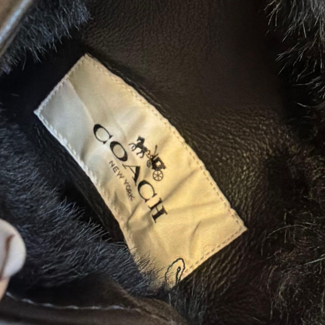 COACH リバーシブルレザーベスト