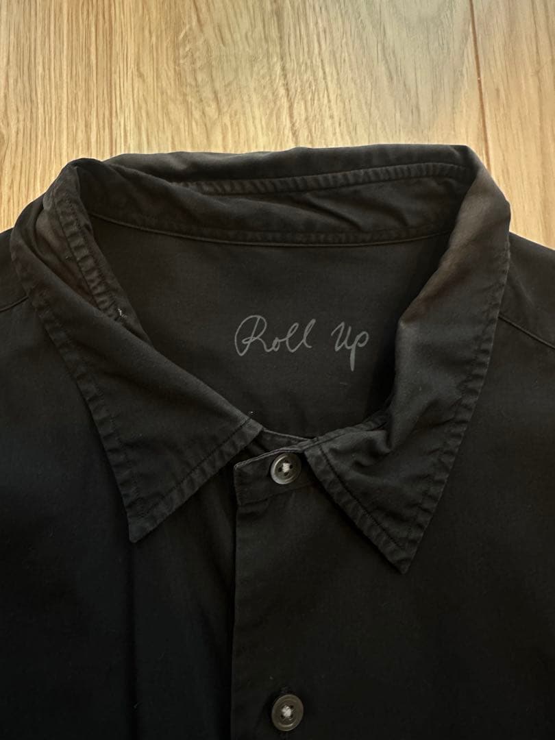 トップス porter classic ROLL UP SHIRTS BLACK