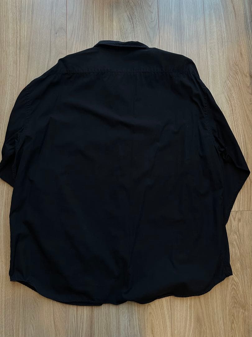 トップス porter classic ROLL UP SHIRTS BLACK