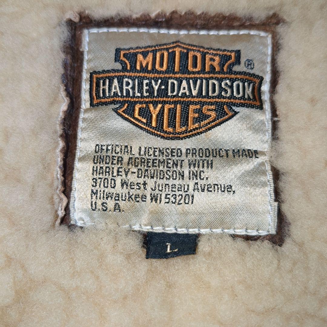 ハーレーダビッドソン B-3 ムートン ジャケット Lサイズ ライダース