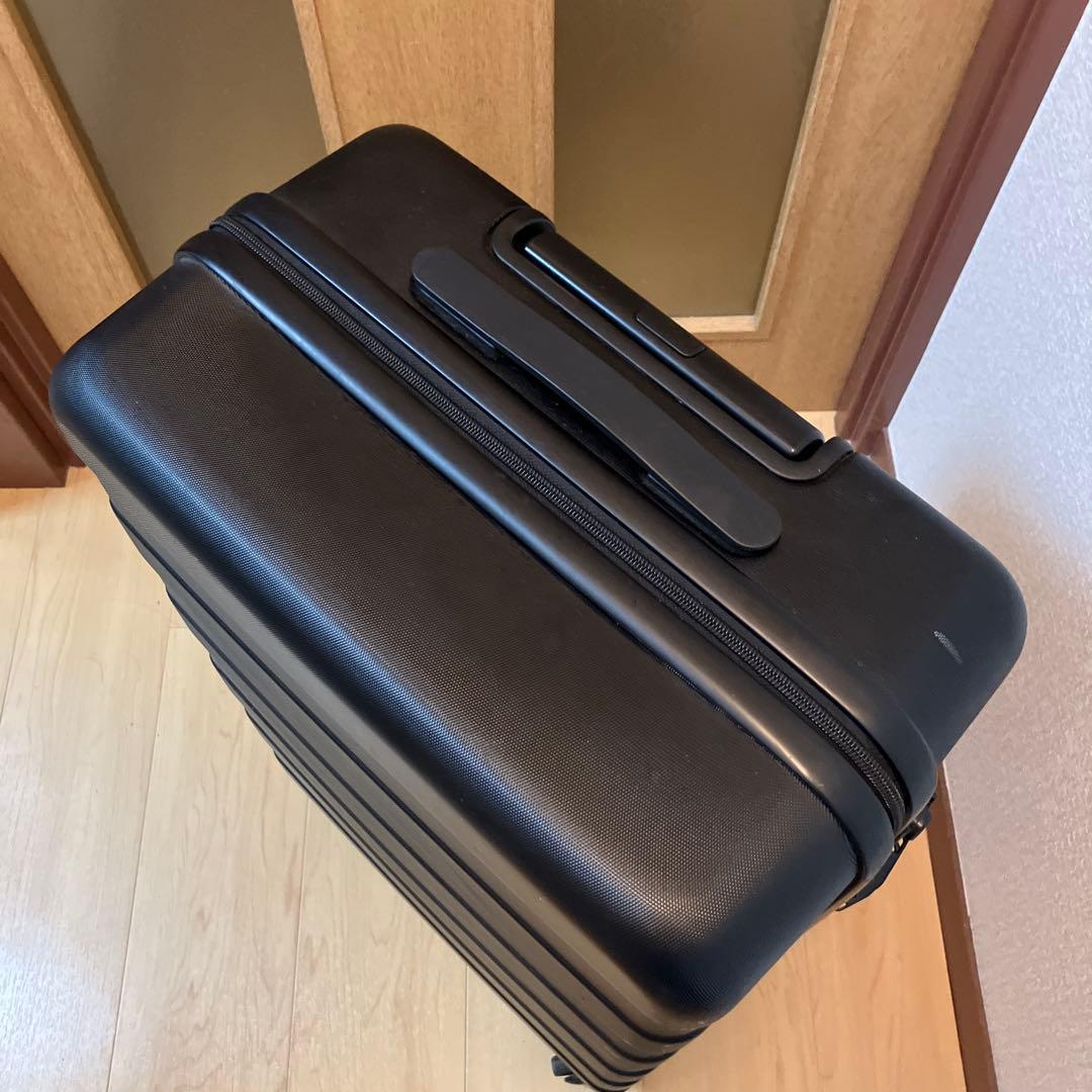 無印良品　バーを自由に調節できるキャリーケース 60L G3S-105 ブラック