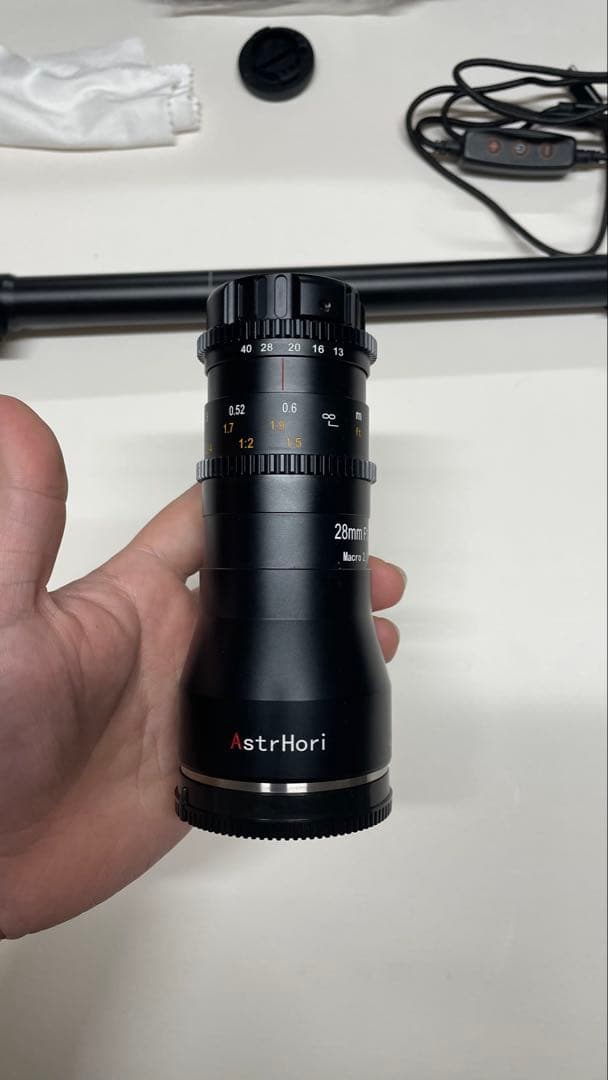 美品)AstrHori 28mm F13 2X マクロプローブレンズ Eマウント
