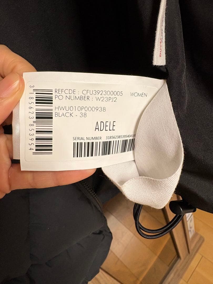 超美品Pyrenex　ピレネックス　ADELE　ダウンジャケット ブラックM