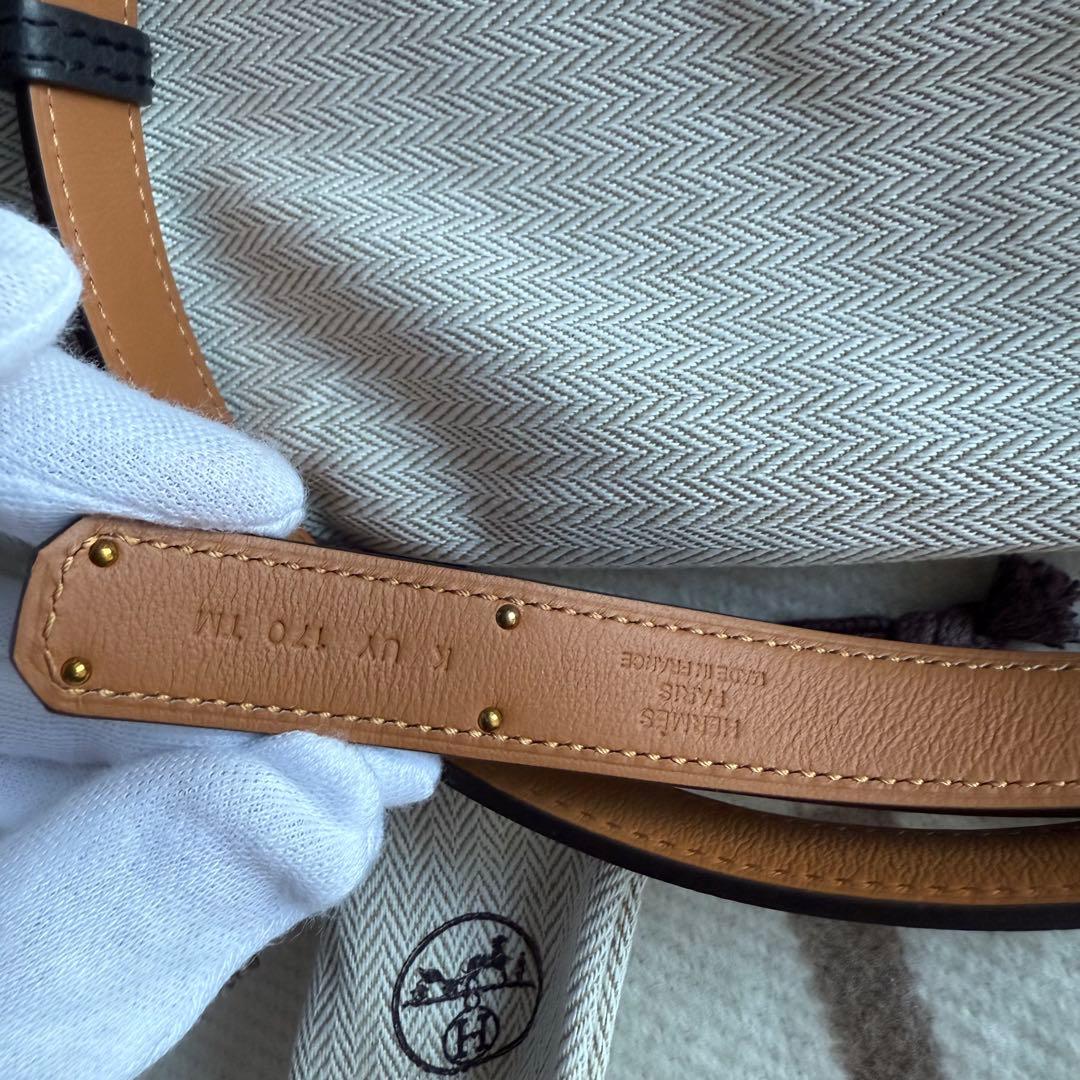 エルメス　ケリー　ベルト　ブラック　新品未使用