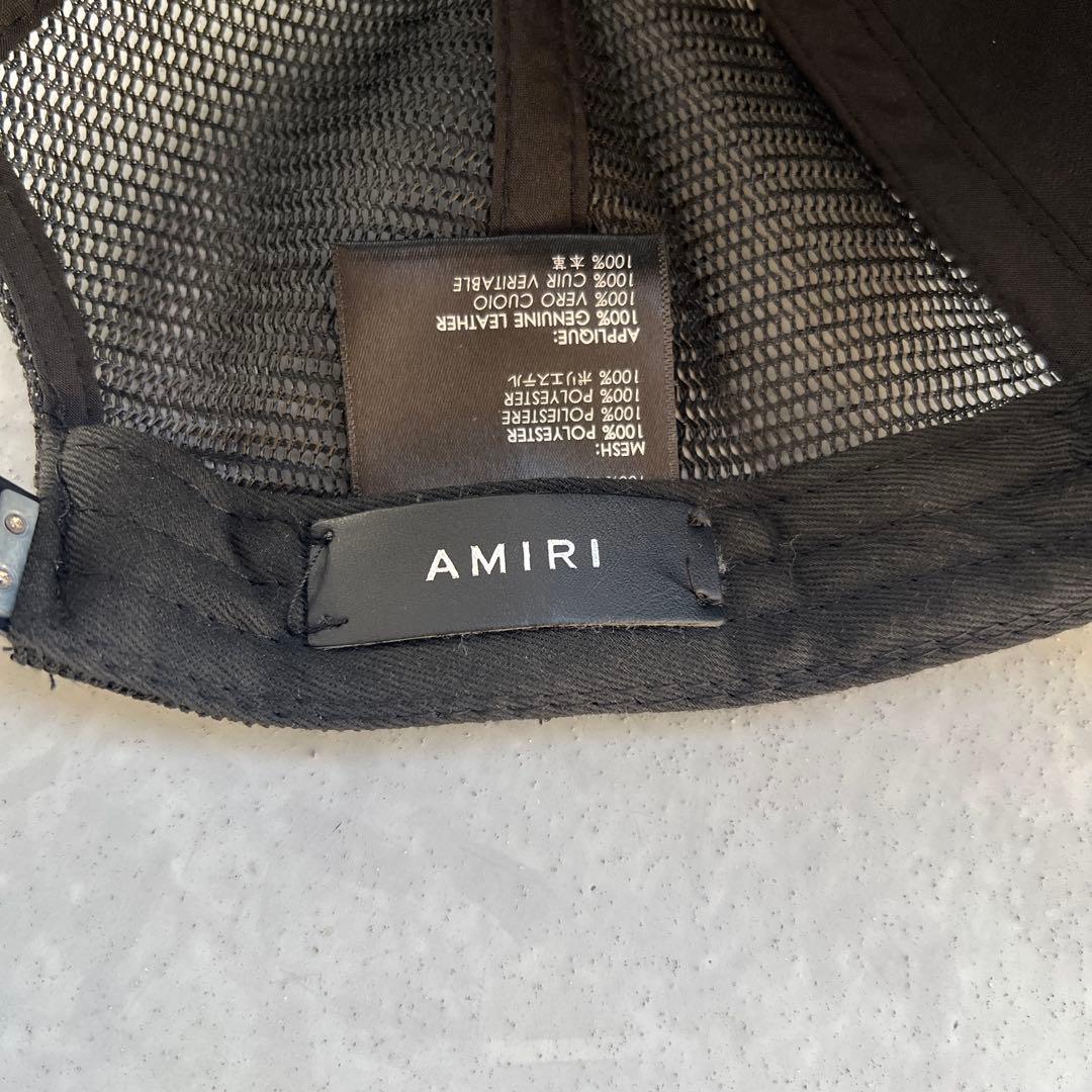 AMIRI ブラック キャップ メッシュ