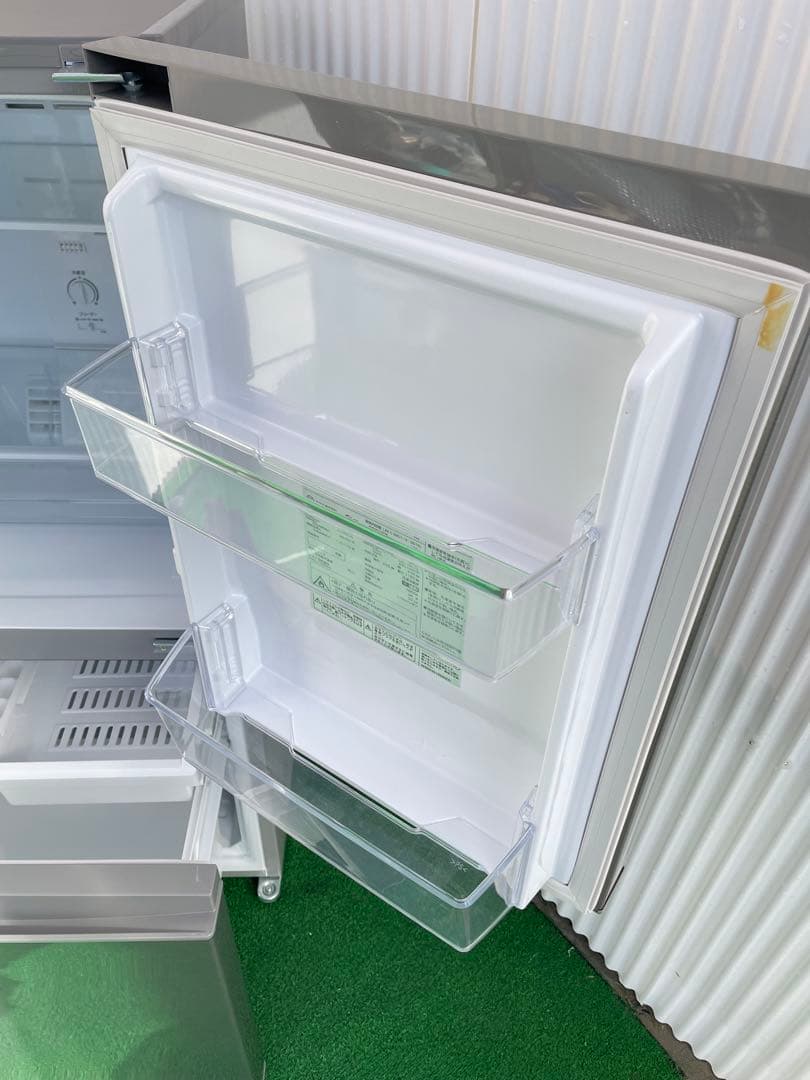 933アクア おしゃれシルバー 2ドア冷蔵庫 126L 右開き 一人暮らし 単身