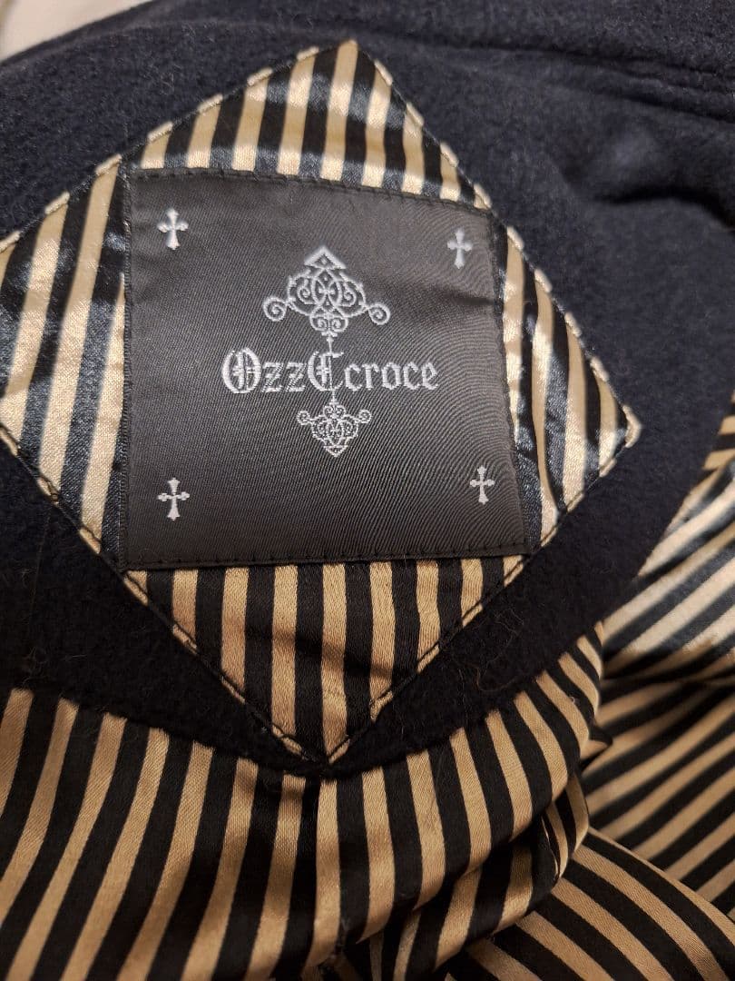 afOzzcroce ゴシックスタイル ブラックジャケットブラック