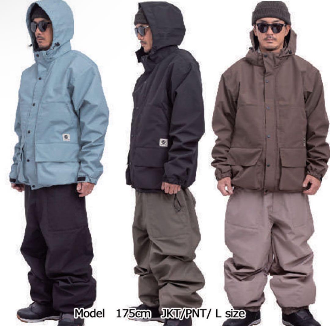 【限定値下げ】NOMADIK スノーボードウェア上下セット　Lサイズ
