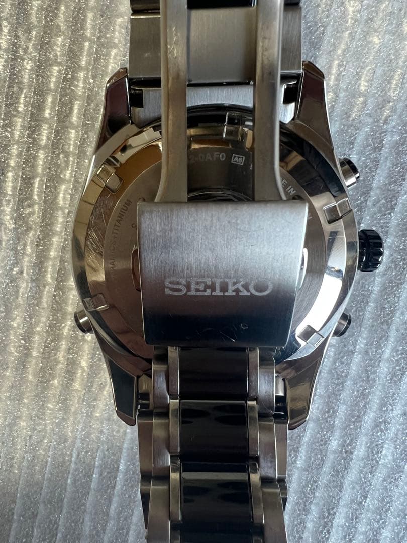 SEIKO ASTRON GPS SOLAR 日本製　 稼働　 美品　赤秒針！