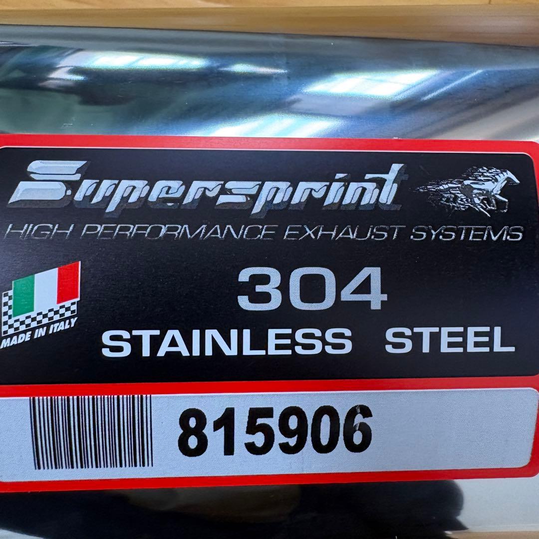 アルファロメオミト クアドリフォリオ ヴェルデSUPERSPRINT マフラー