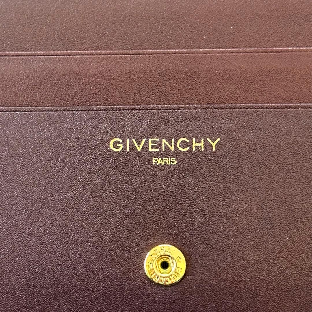 GIVENCHY 4Gロゴモチーフ がま口 二つ折り財布 コンパクトウォレット①