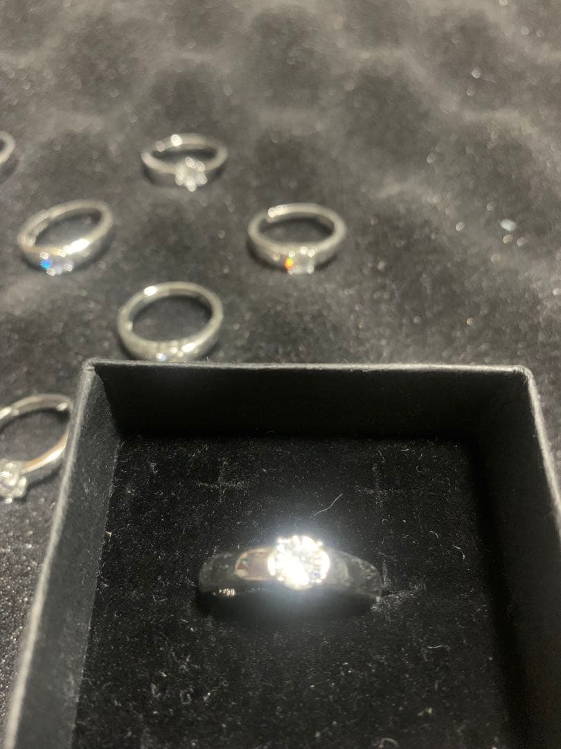 けんちゃんpt950刻印ありリング 8個セット　訳あり