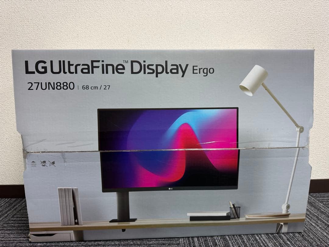 LG 4K 27UN880-B エルゴノミクス アーム スタンド 27インチ