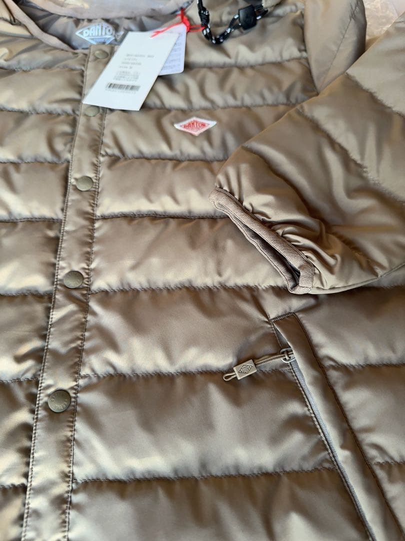 【新品】ダントン インナーダウン ジャケット サンドベージュM