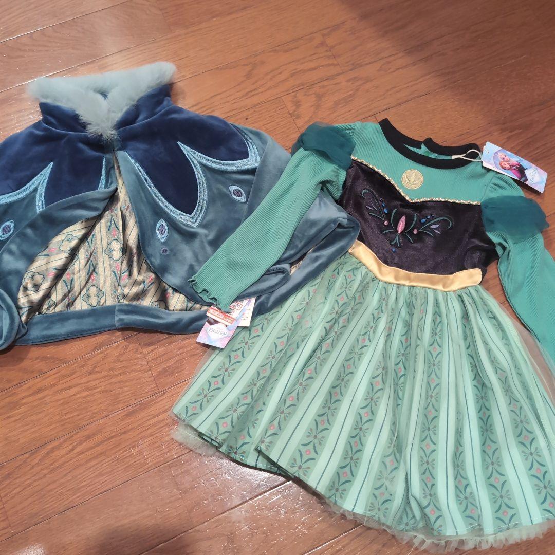 アナ　ワンピース　ケープ　90