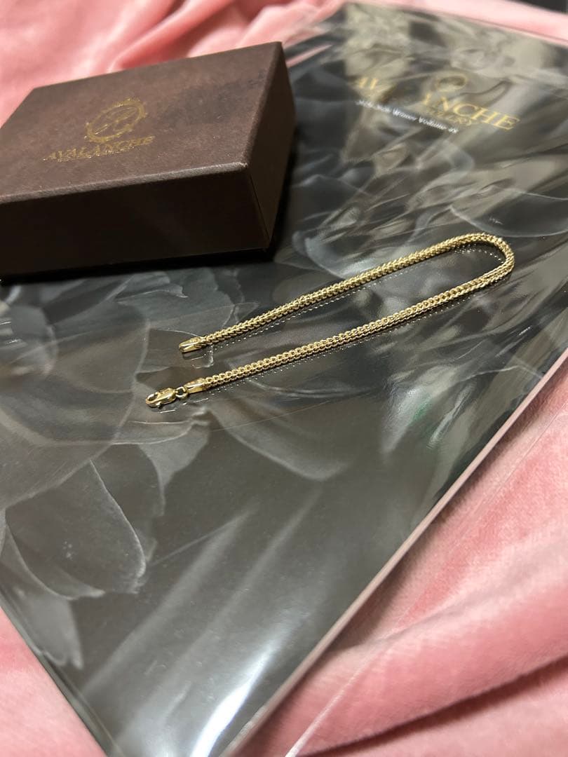 AVALANCHE 10Kイエローゴールド フランクリンブレスレット